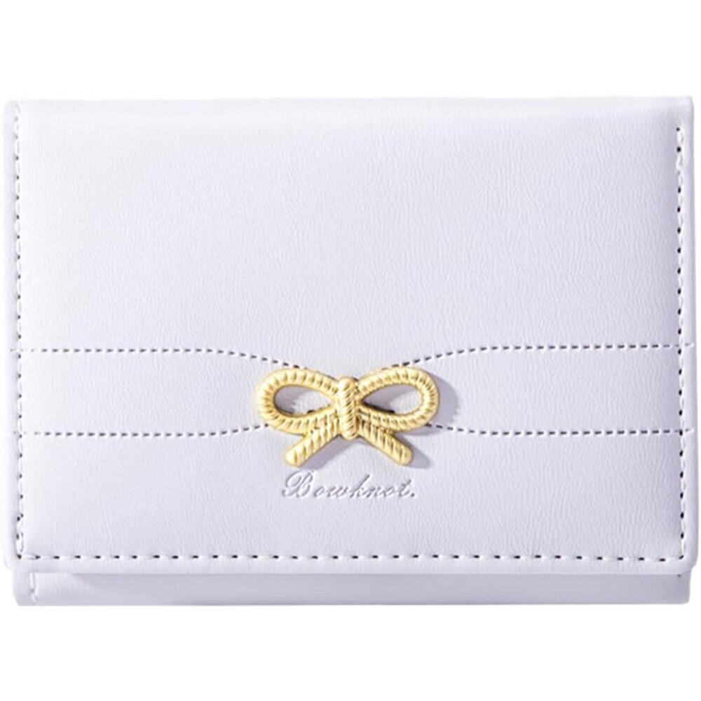 🆕Wallets Girls Cute Coquette Bow Small Card Holder ID Window Purse for Women